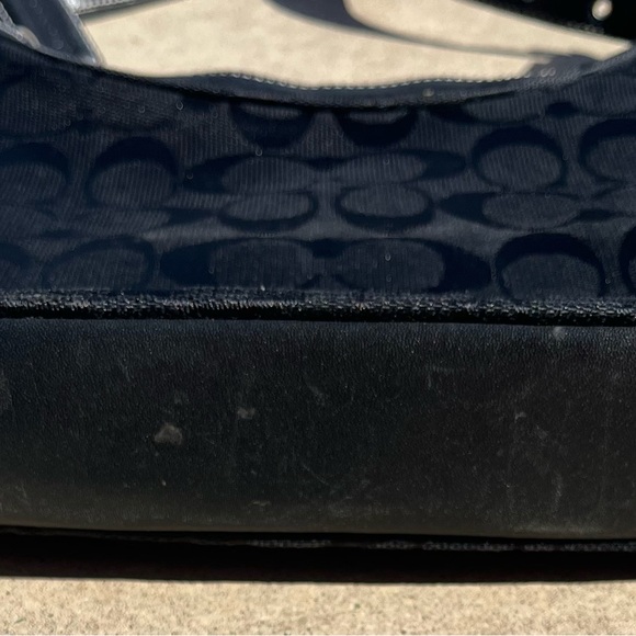SOLD Coach Monogram Half Moon Shoulder Bag - Picture 3 of 4